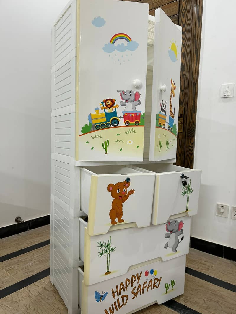 Baby Almirah/kids cupboard - Imported Plastic 2