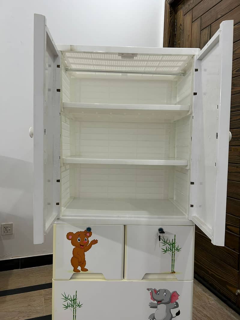 Baby Almirah/kids cupboard - Imported Plastic 3