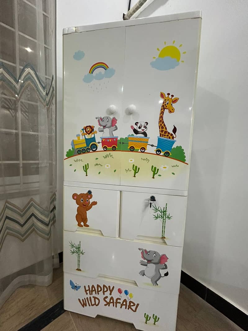 Baby Almirah/kids cupboard - Imported Plastic 6