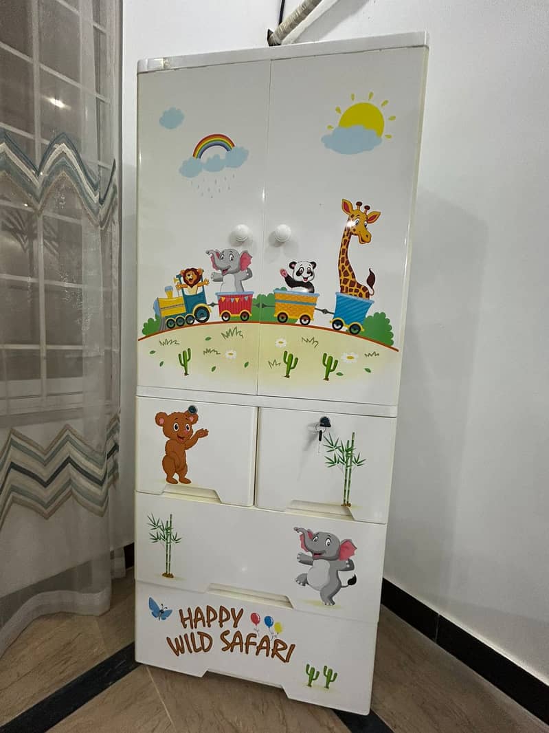 Baby Almirah/kids cupboard - Imported Plastic 7