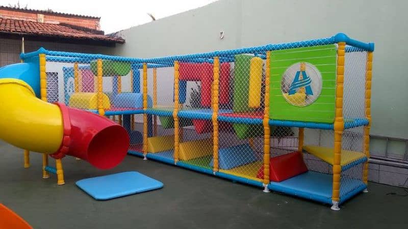 indoor slides/ play area/ 4