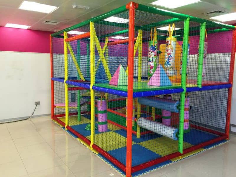 indoor slides/ play area/ 6