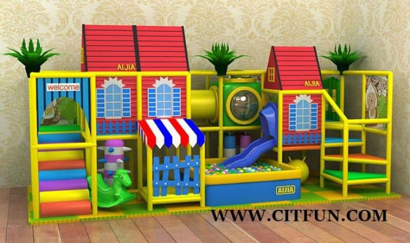 indoor slides/ play area/ 9