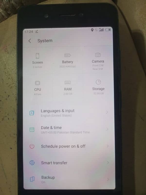 itel A25 pro 0