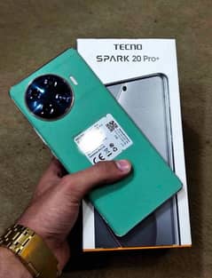 Tecno Spark 20 Pro Plus - Complete Box - 8+8/256 - 08 Months Warranty.