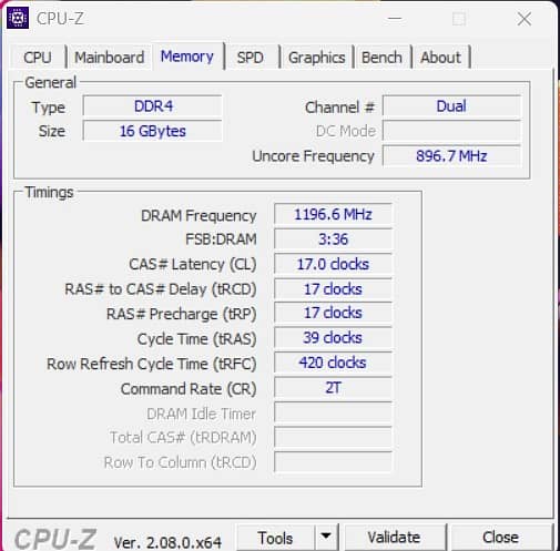 Dell i7 8th gen 4 cores 8 threads 8