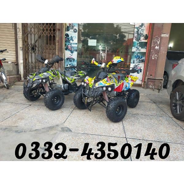 125cc Sports Raptor Atv Quad Bikes Delivery In All Pakistan 0