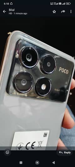 Poco x6pro 12/512 official pta approved