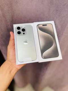 iPhone 15 Pro Max 512gb Non PTA Natural titanium