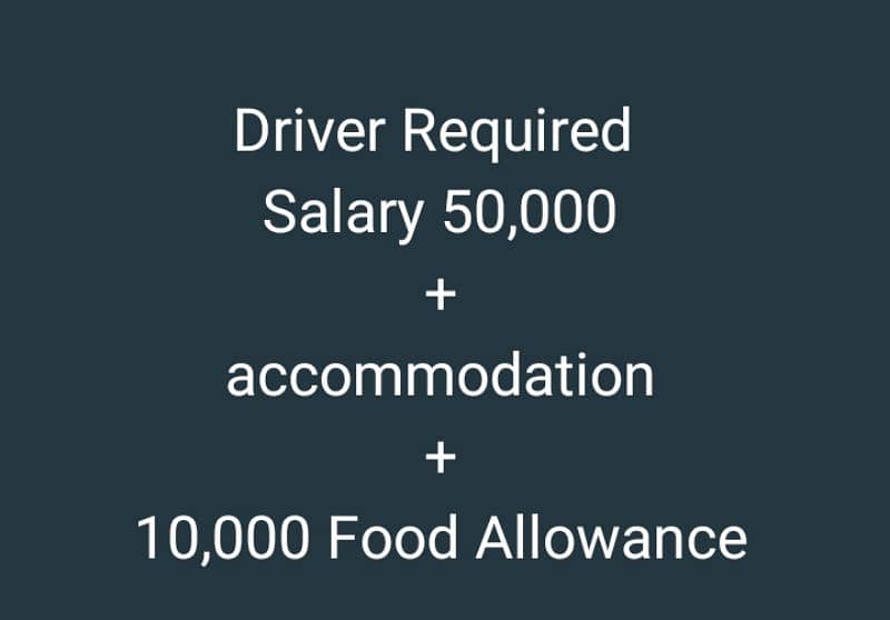 Drivers Required 0