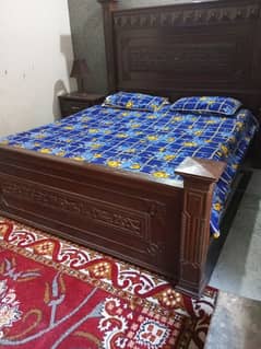 Double bed/king size bed/dressing table/bed set/wooden bed/furniture