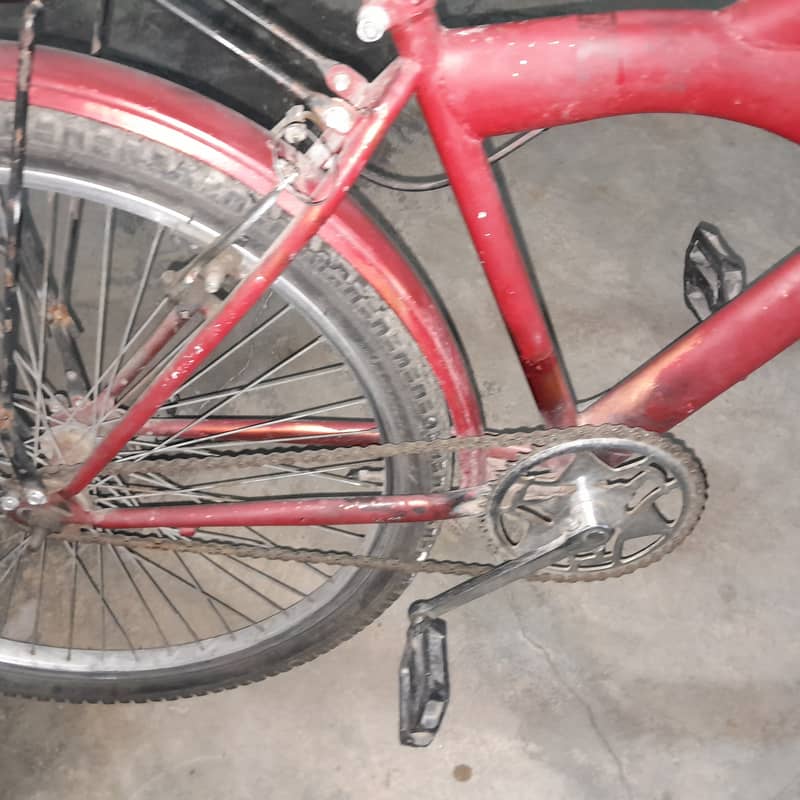 Bicycle with spare parts 2