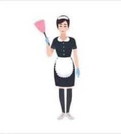 Full Time Female Maid required for 24 Hours for a Small Family