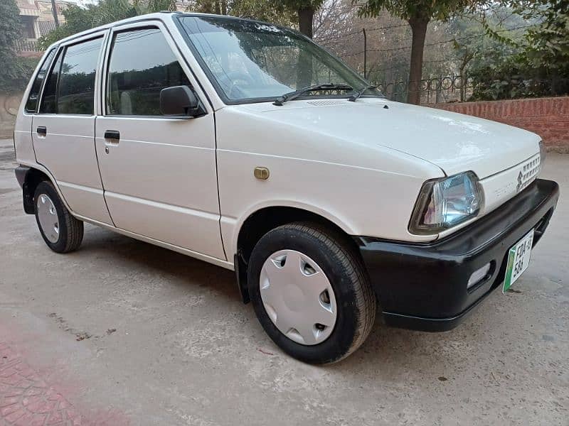 Suzuki Mehran VX 2013 with ac bumper to bumper original car 8