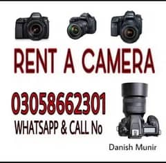 DSLR CAMERA FOR RENT,RENT A CAMERA,DSLR CAMERA ON RENT