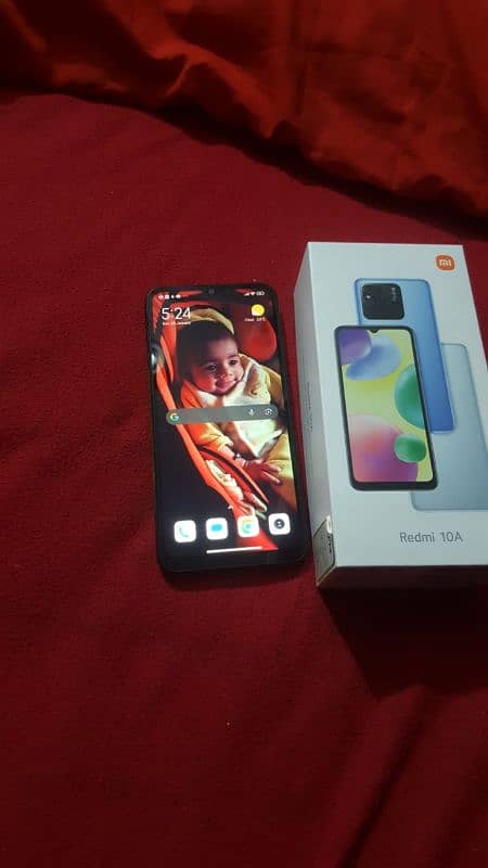 redmi10A new condition sealed set with box pta official aprocd 0