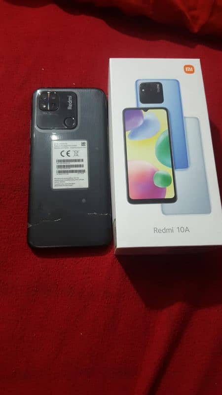 redmi10A new condition sealed set with box pta official aprocd 1