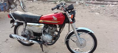 Honda CG 125 2021 self start Karachi nmbr