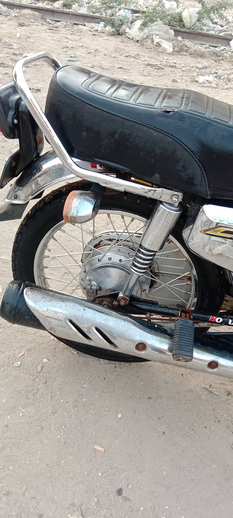 Honda CG 125 2021 self start Karachi nmbr 4