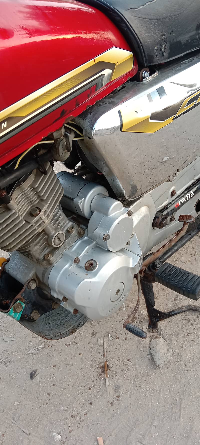 Honda CG 125 2021 self start Karachi nmbr 5