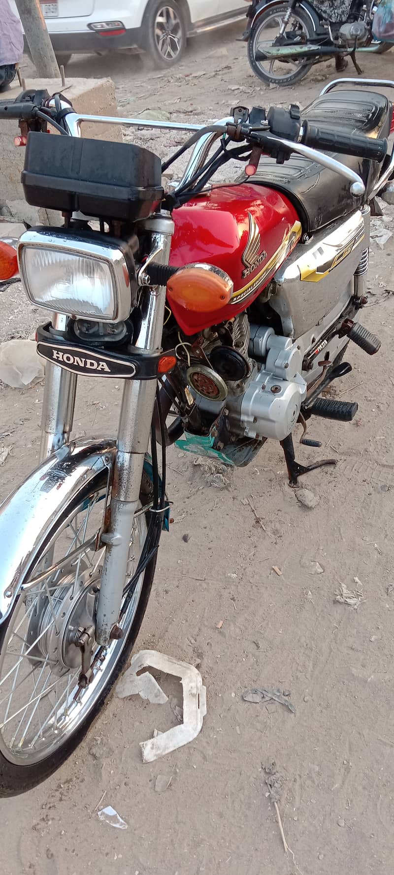 Honda CG 125 2021 self start Karachi nmbr 6