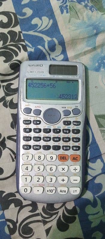 CASIO S&D CALCULATOR SOLAR AND CELL USED 1