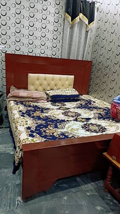 double bed for sale and new matrese