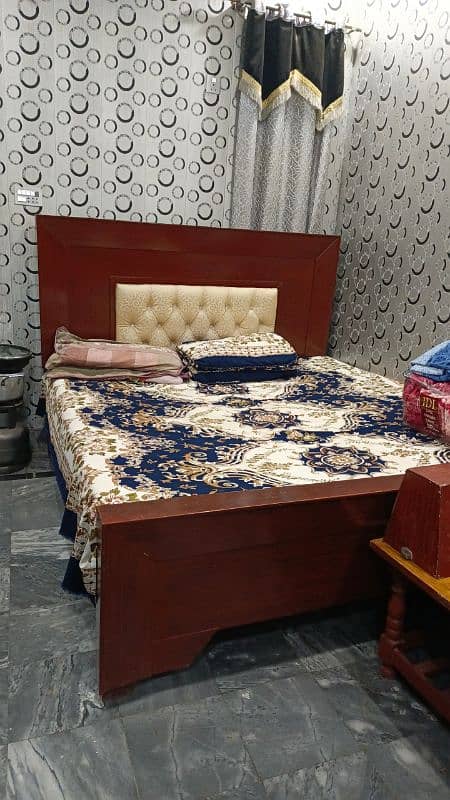 double bed for sale and new matrese 2