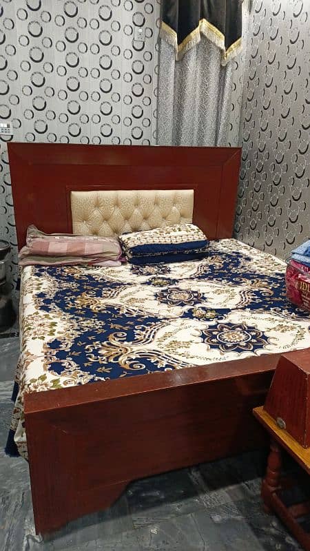 double bed for sale and new matrese 3