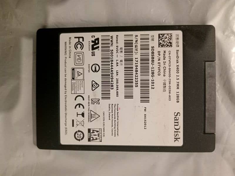 Sandisk ssd 128gb Branded 0