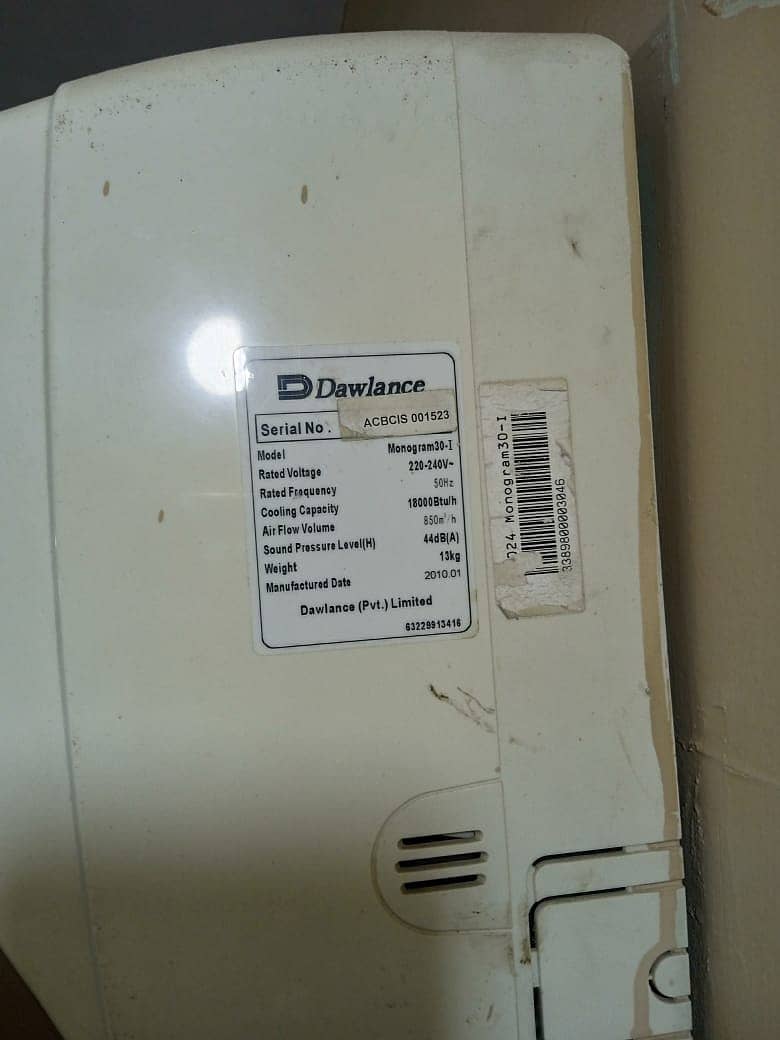 Dawlance 1.5 Ton Split AC - Excellent Condition - Best Price 5