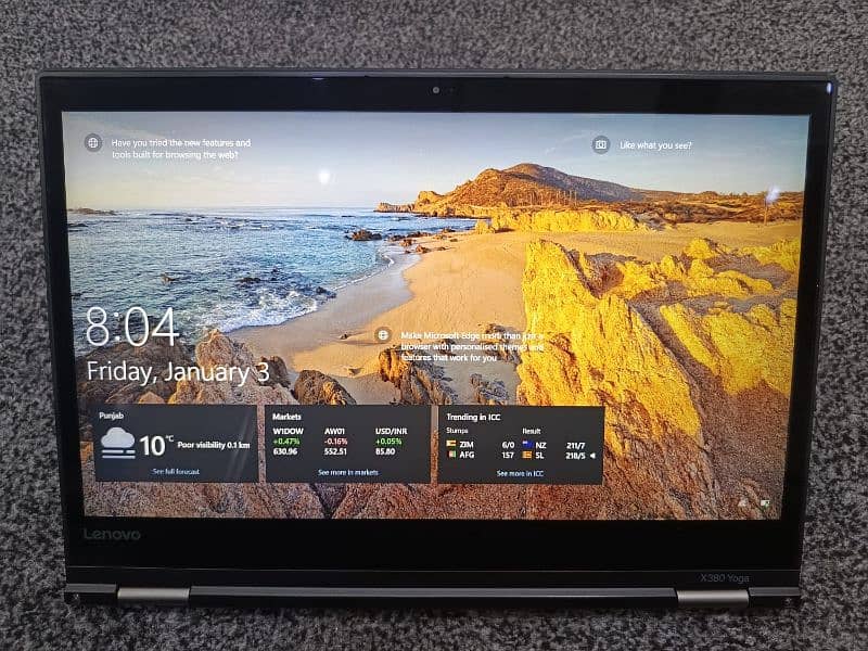 Lenovo ci5 8th gen X380 Thinkpad Yoga Series 4