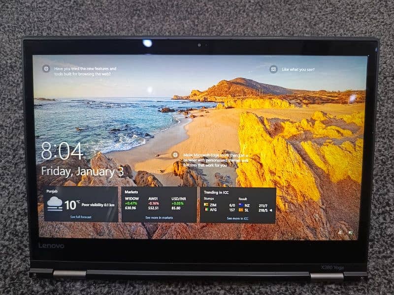 Lenovo ci5 8th gen X380 Thinkpad Yoga Series 8