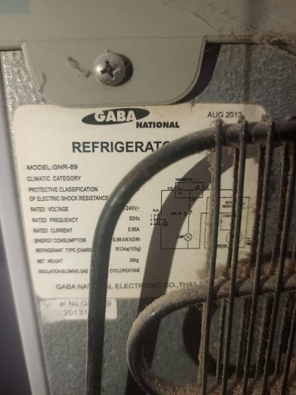 Gaba National Small Refrigerator for Sale 4