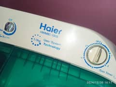 haier washing machine twin tub model no: HWM80-100S