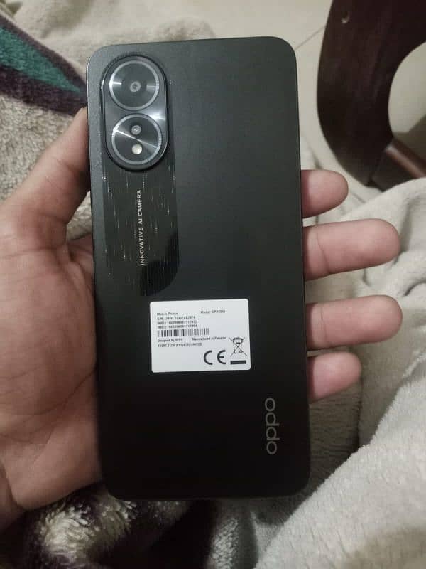 oppo A18 new condition 10/10 bilkul new sett he box charger sath he 0