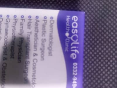 Aesthetic clinic job assistant Doctor