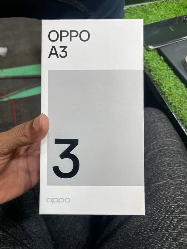 OPPO A3 6/256 Just 20 days Used Black 0