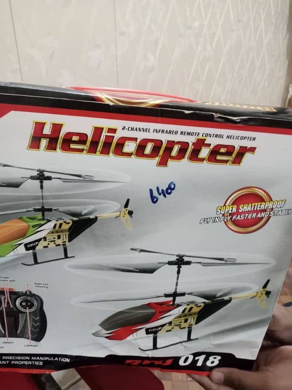 helicopter new . . with charger remote control 0