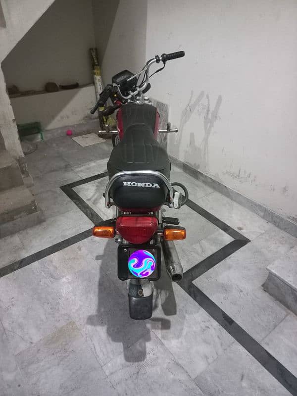 Honda CD 70 (2018 Model) Red Color Genuine spare part 3