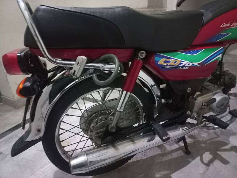 Honda CD 70 (2018 Model) Red Color Genuine spare part 7