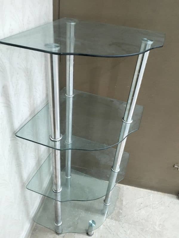 glass side table 10/9 condition 1