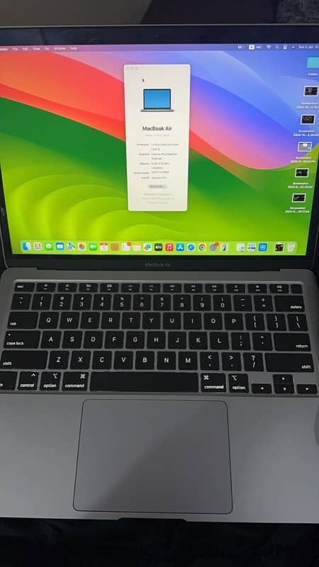 MacBook Air 2020 i3 8-256 used like new 2