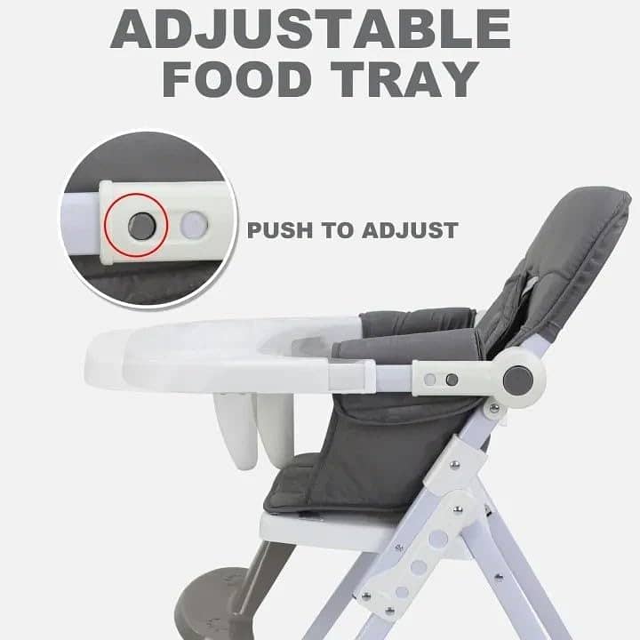 TZX C006 Baby Feeding High Chair Foldable 8