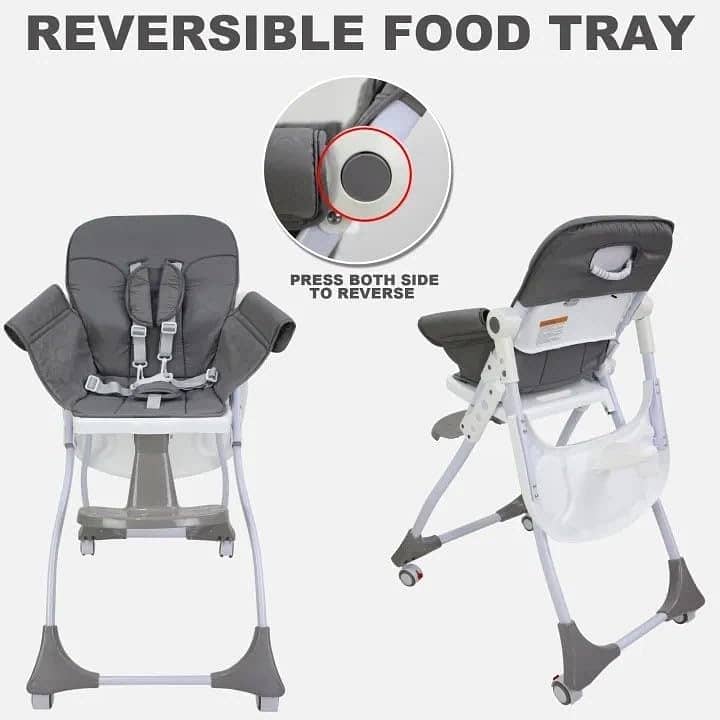 TZX C006 Baby Feeding High Chair Foldable 10