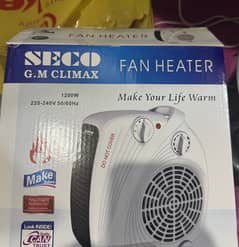 Electric heater      x2. Brand new.  Sealed.