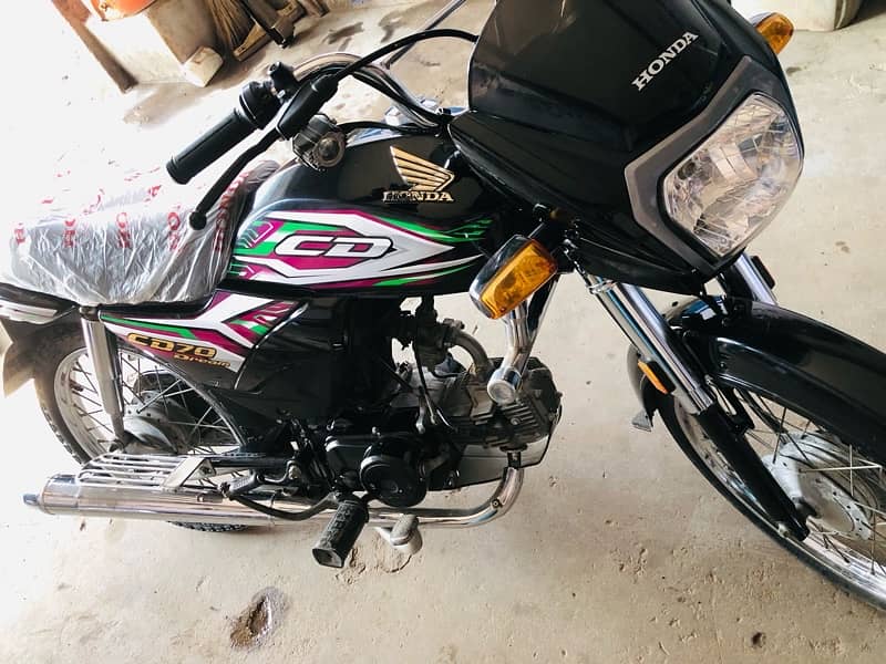 Honda dearm CD 70 hyderabad number 5