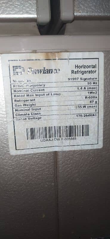 Dawlance Deep freezer Inverter 3