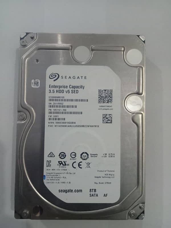 8TB Seagate Hard Drive for Sale 92% Health 0