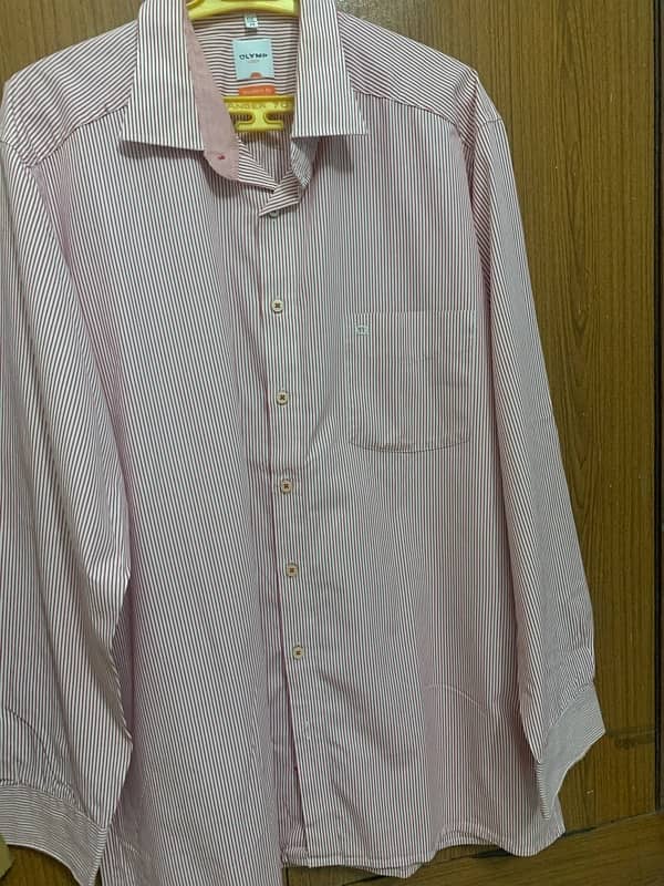 Large size Pink shirt 0